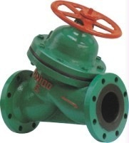 【@G45J-6/10-DN150直流式防腐襯膠隔膜閥 手動(dòng)直流式襯膠隔膜閥】?jī)r(jià)格,廠家,圖片,閥門(mén),永嘉易科閥門(mén)-